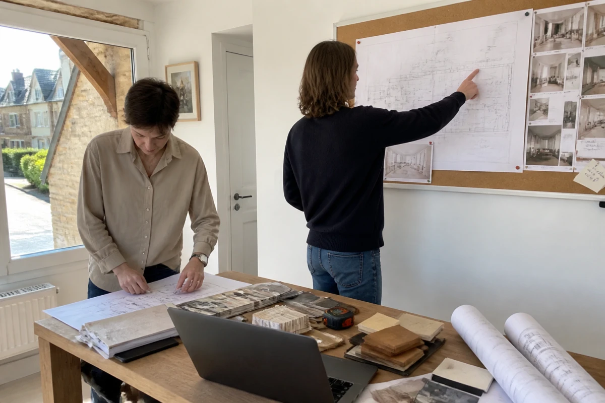 Étude et conception projet rénovation maison Carentan