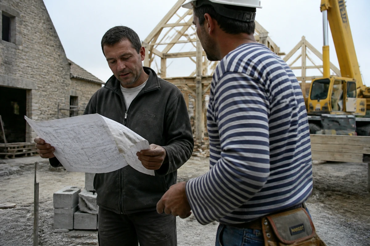 Suivi chantier construction Saint-Sauveur-le-Vicomte