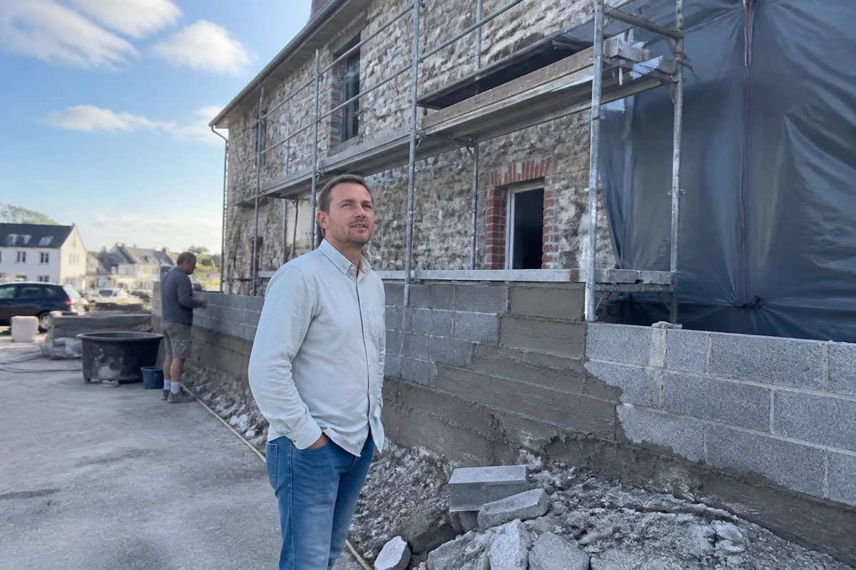 Supervision de chantier pour rénovation façade extérieure Carentan
